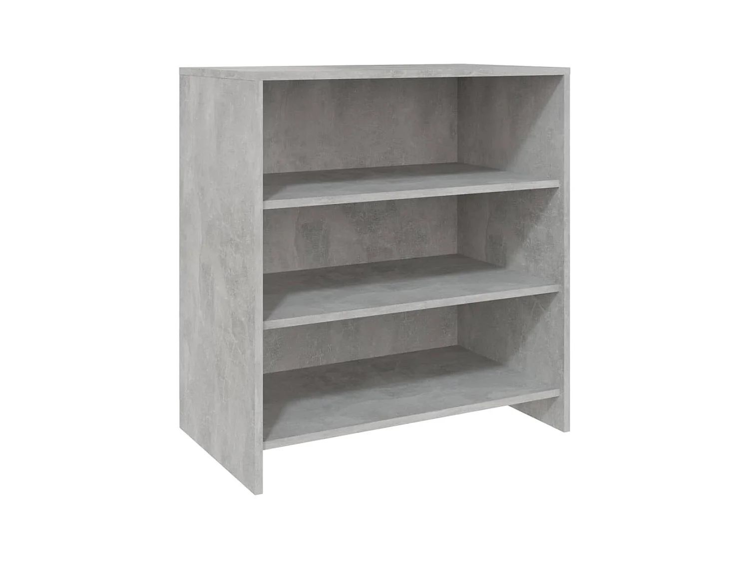 Buffets | Bahuts | Meuble de rangement 2 pcs Gris béton Bois d'ingénierie