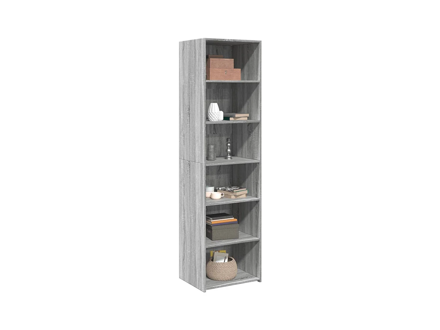 Buffet | Bahut | Meuble de rangement haut sonoma gris 50x41x185 cm bois d'ingénierie