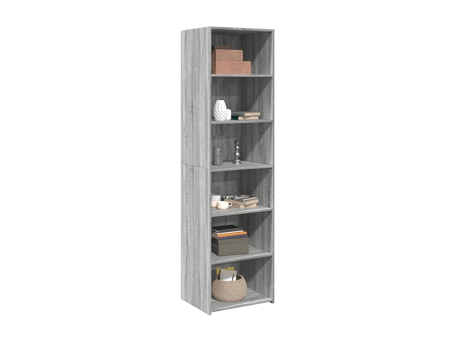Buffet | Bahut | Meuble de rangement haut sonoma gris 50x41x185 cm bois d'ingénierie