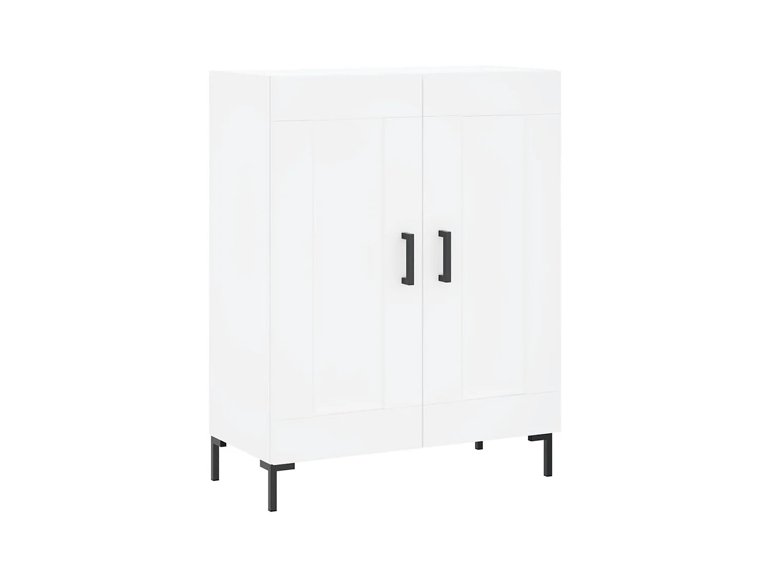 Buffet | Bahut | Meuble de rangement blanc 69,5x34x90 cm bois d'ingénierie