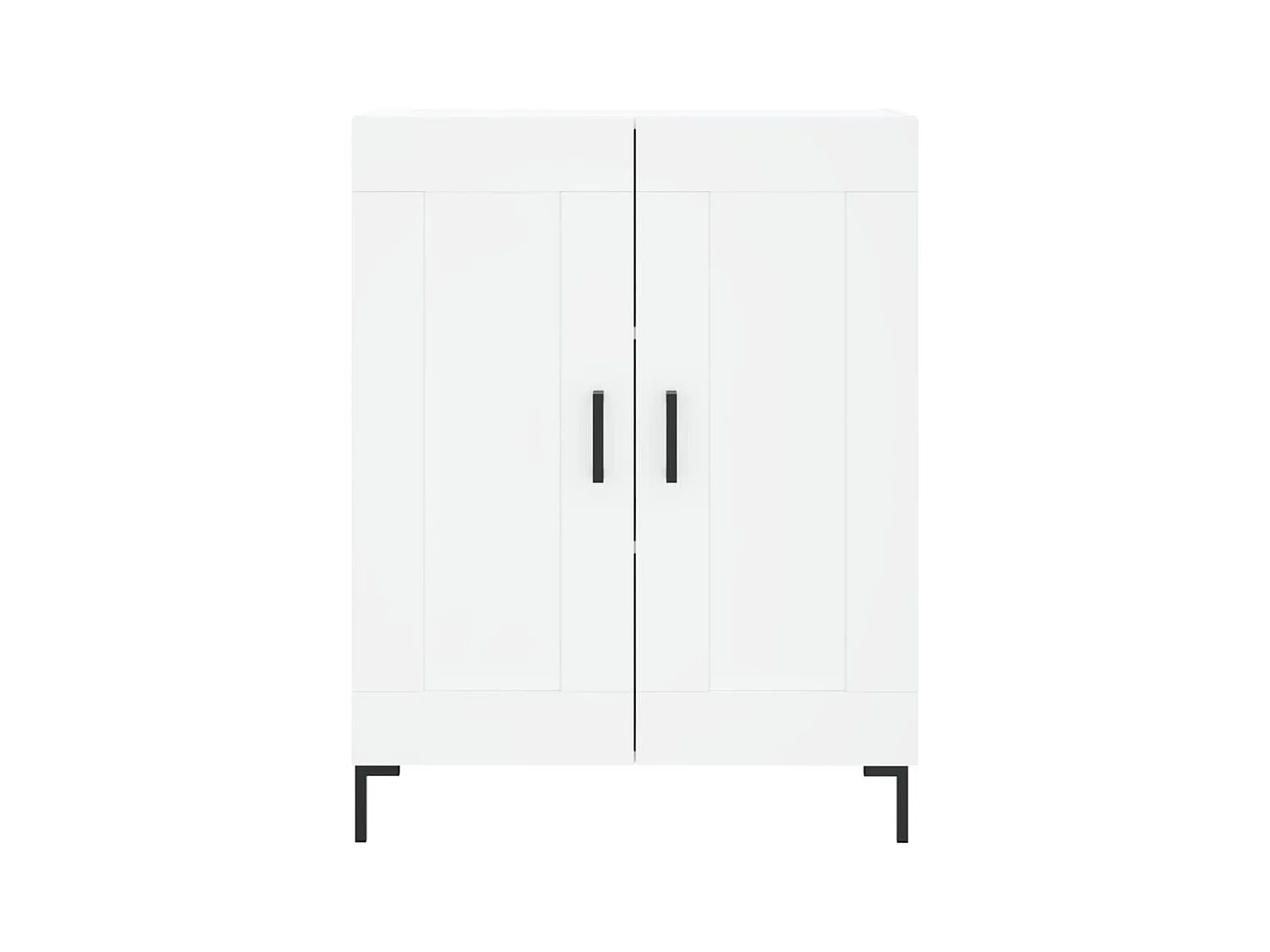 Buffet | Bahut | Meuble de rangement blanc 69,5x34x90 cm bois d'ingénierie