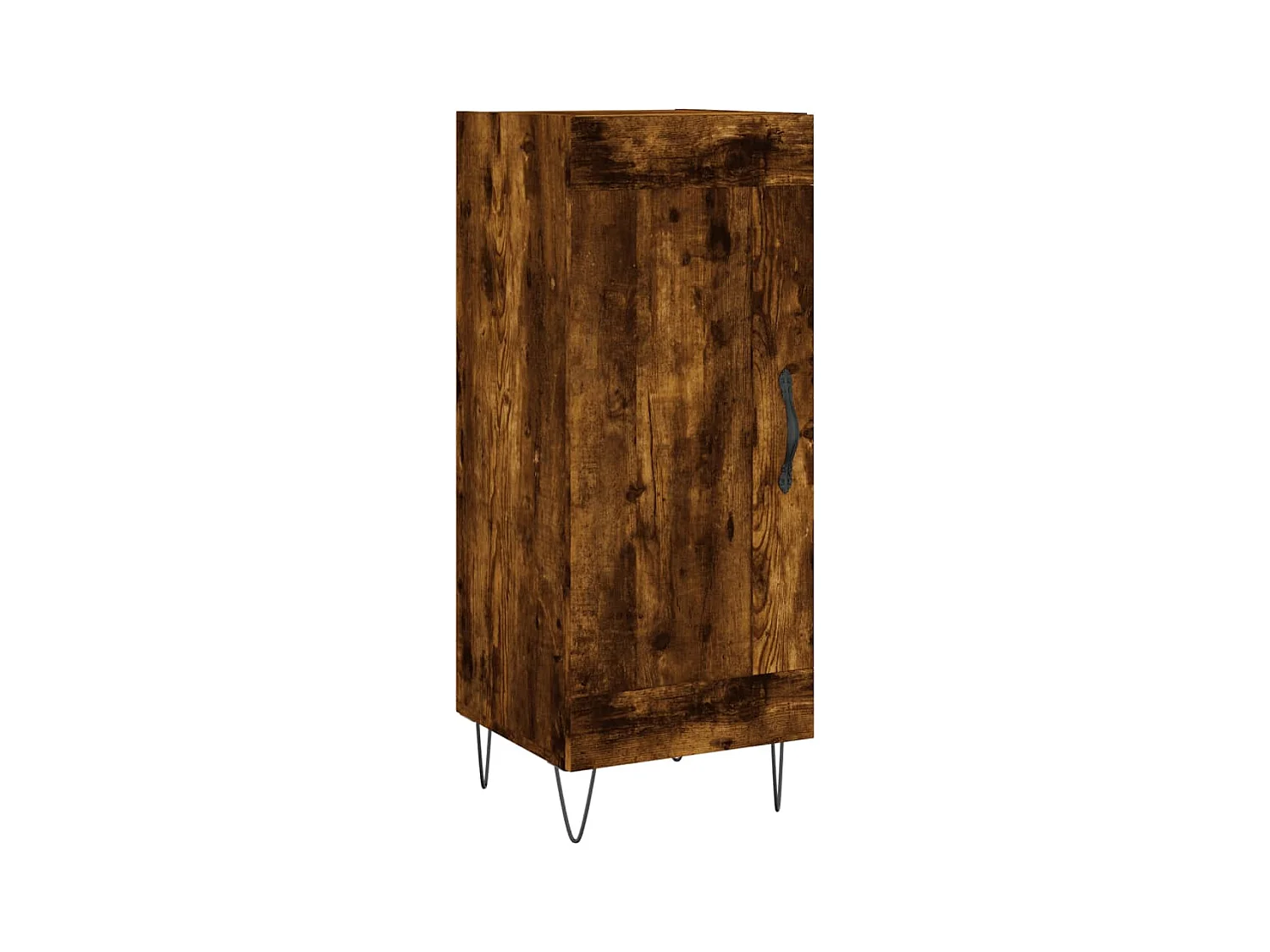 Buffet | Bahut | Meuble de rangement Chêne fumé 34,5x34x90 cm Bois d'ingénierie