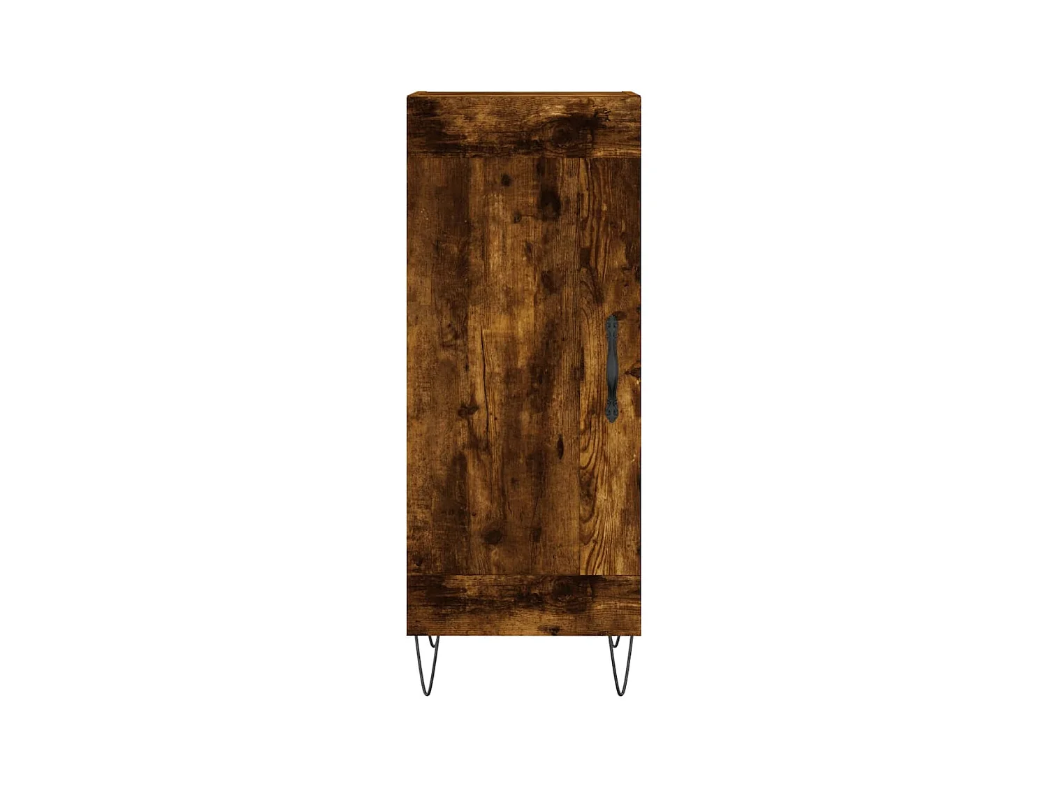 Buffet | Bahut | Meuble de rangement Chêne fumé 34,5x34x90 cm Bois d'ingénierie