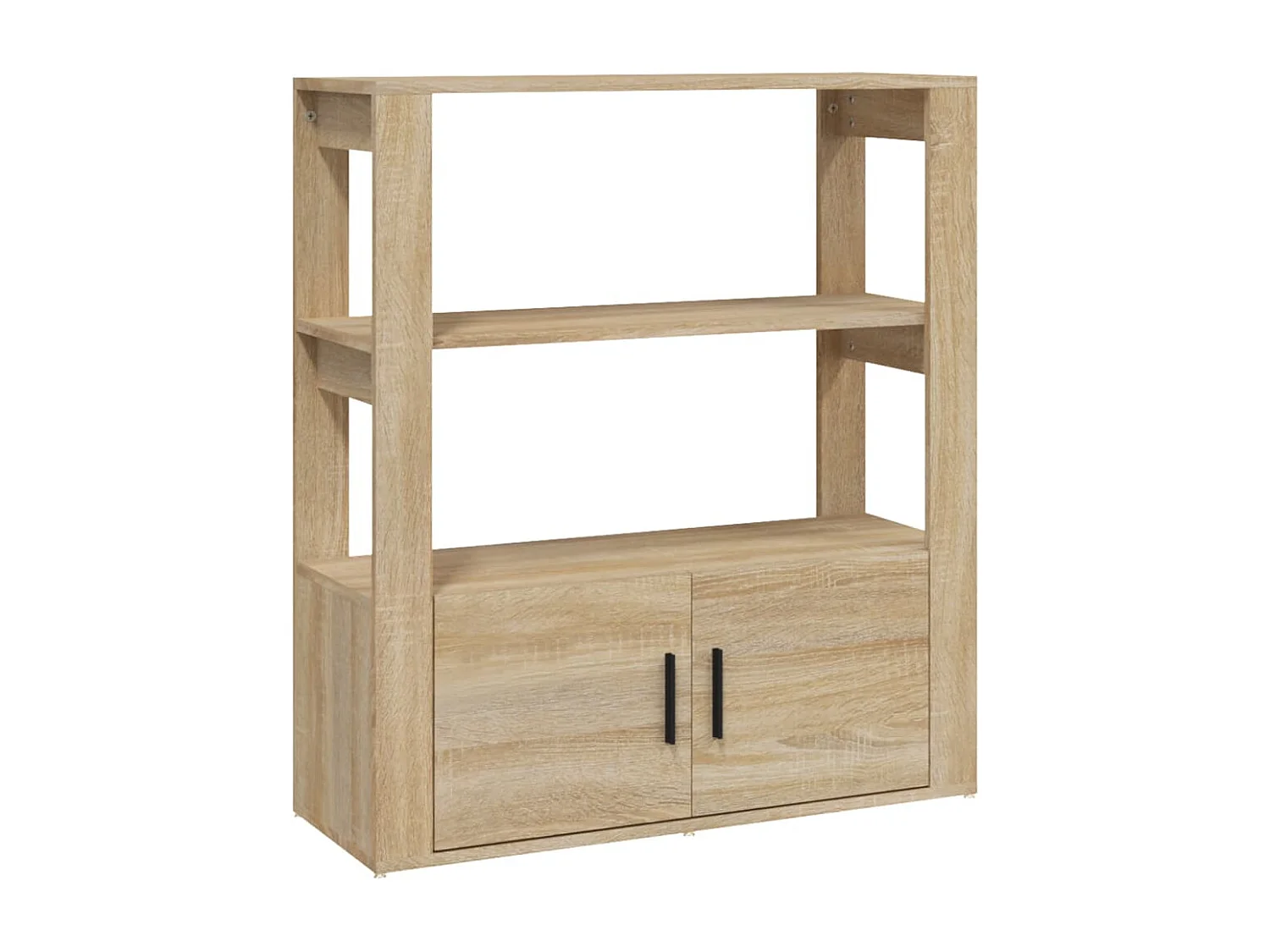 Buffet | Sideboard | Dressoir 80x30x90 cm bewerkt hout sonoma eikenkleurig