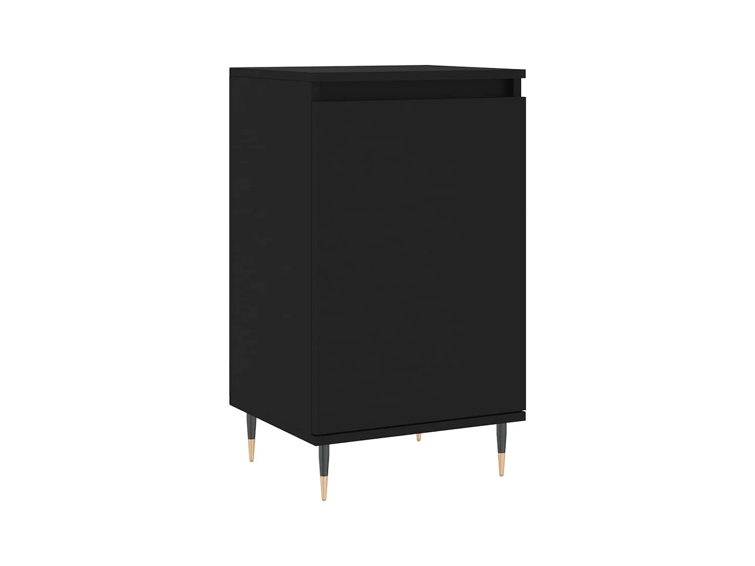 Buffets | Bahuts | Meuble de rangement 2 pcs noir 40x35x70 cm bois d’ingénierie