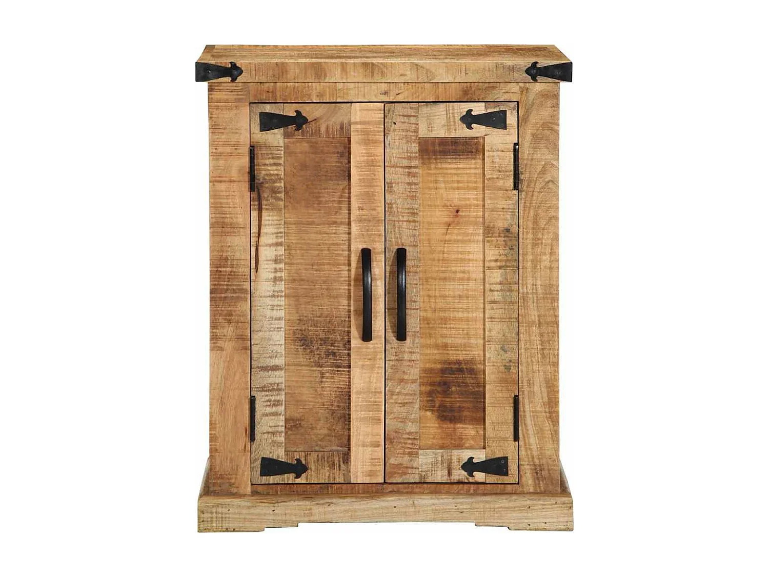 Buffet | Bahut | Meuble de rangement 55x35x70 cm Bois massif Mangue brut