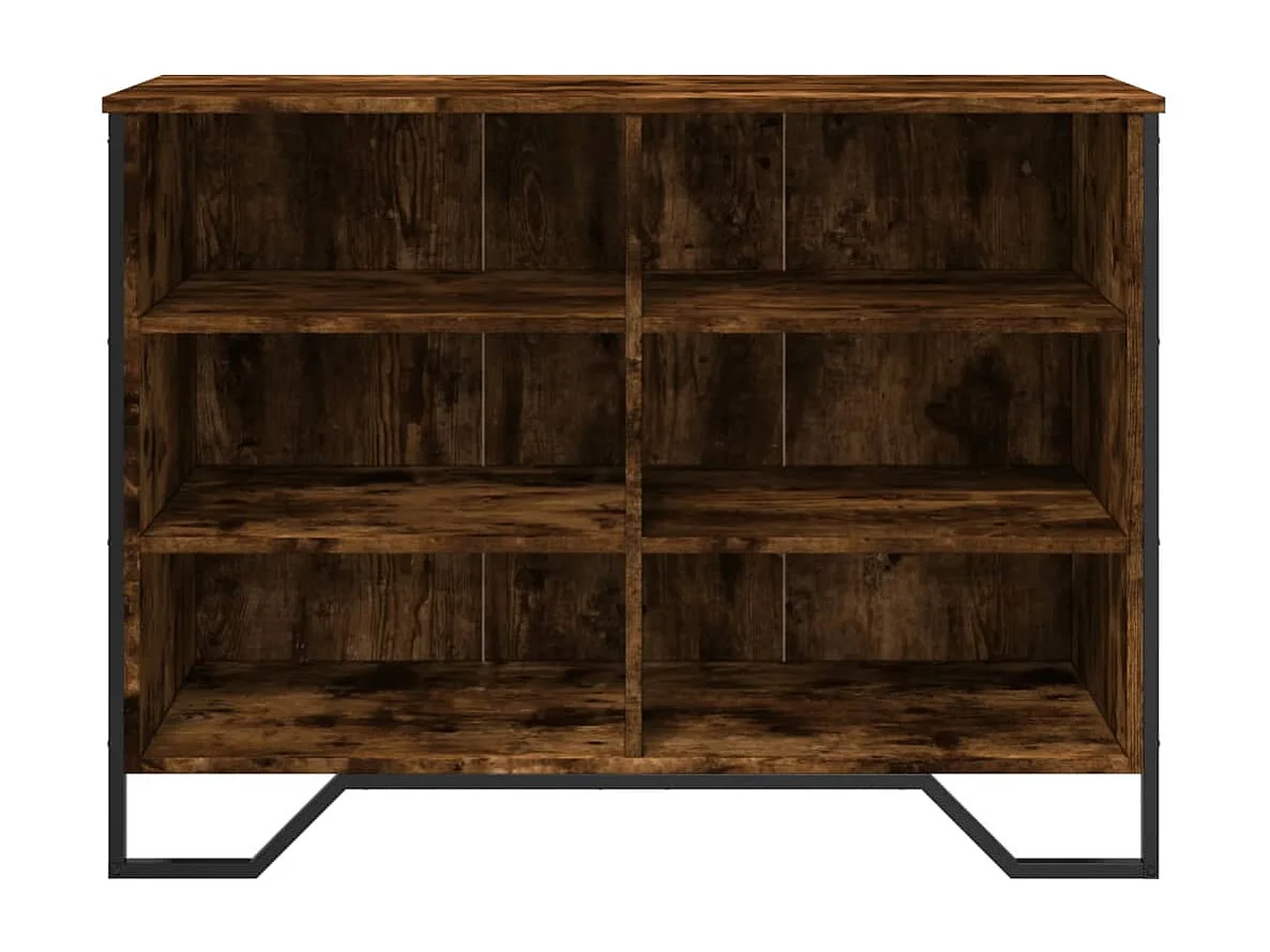 Buffet | Bahut | Meuble de rangement chêne fumé 101x35,5x74,5 cm bois d'ingénierie