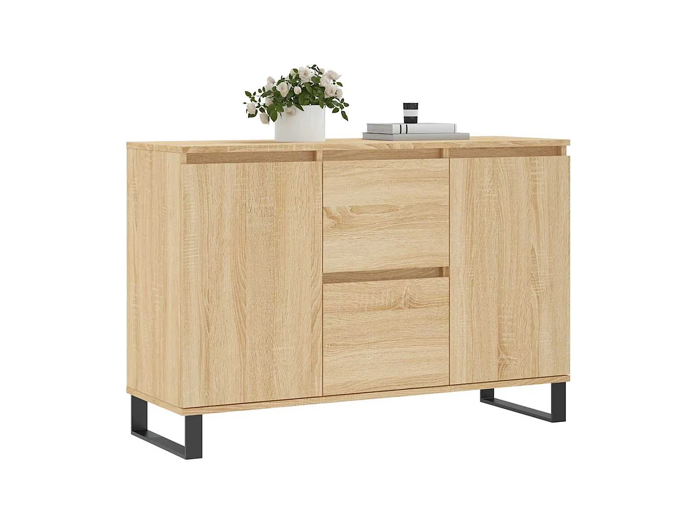 Credenza | Buffet | Armadio Rovere Sonoma 101,5x35x70 cm in Legno Multistrato