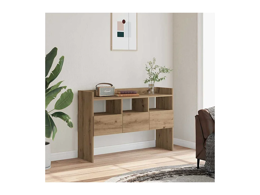 Buffet | Commode à tiroir | Meuble de rangement chêne artisanal 105x30x70 cm bois d'ingénierie