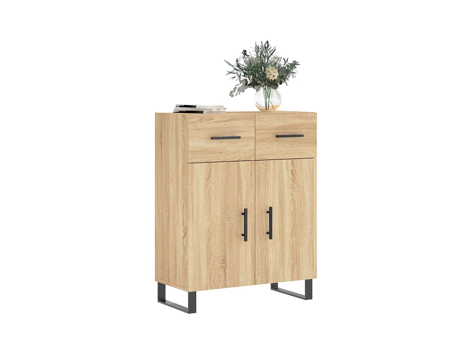 Buffet | Bahut | Meuble de rangement chêne sonoma 69,5x34x90 cm bois d'ingénierie