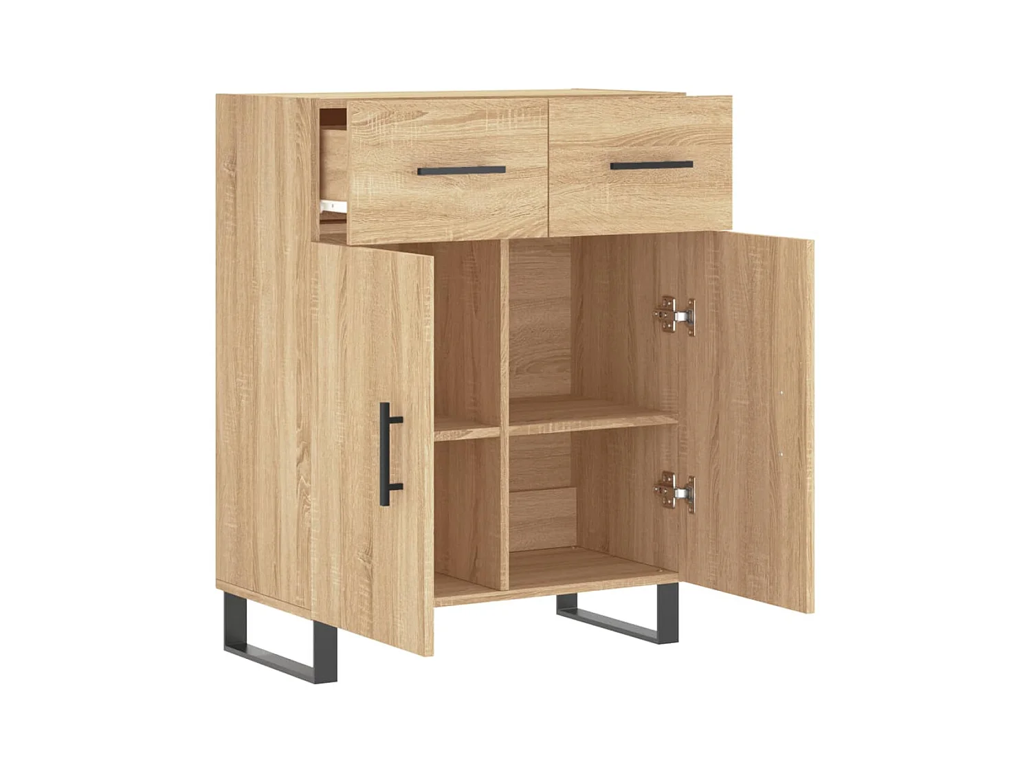 Buffet | Bahut | Meuble de rangement chêne sonoma 69,5x34x90 cm bois d'ingénierie