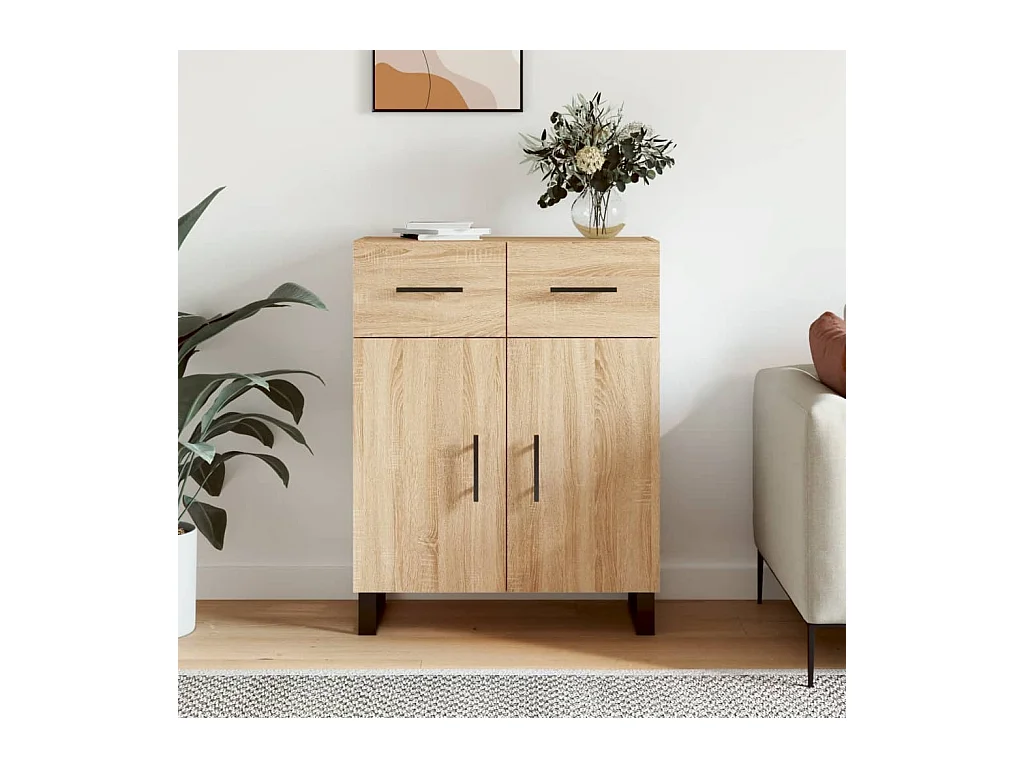 Credenza | Buffet | Armadio Rovere Sonoma 69,5x34x90 cm in Legno Multistrato