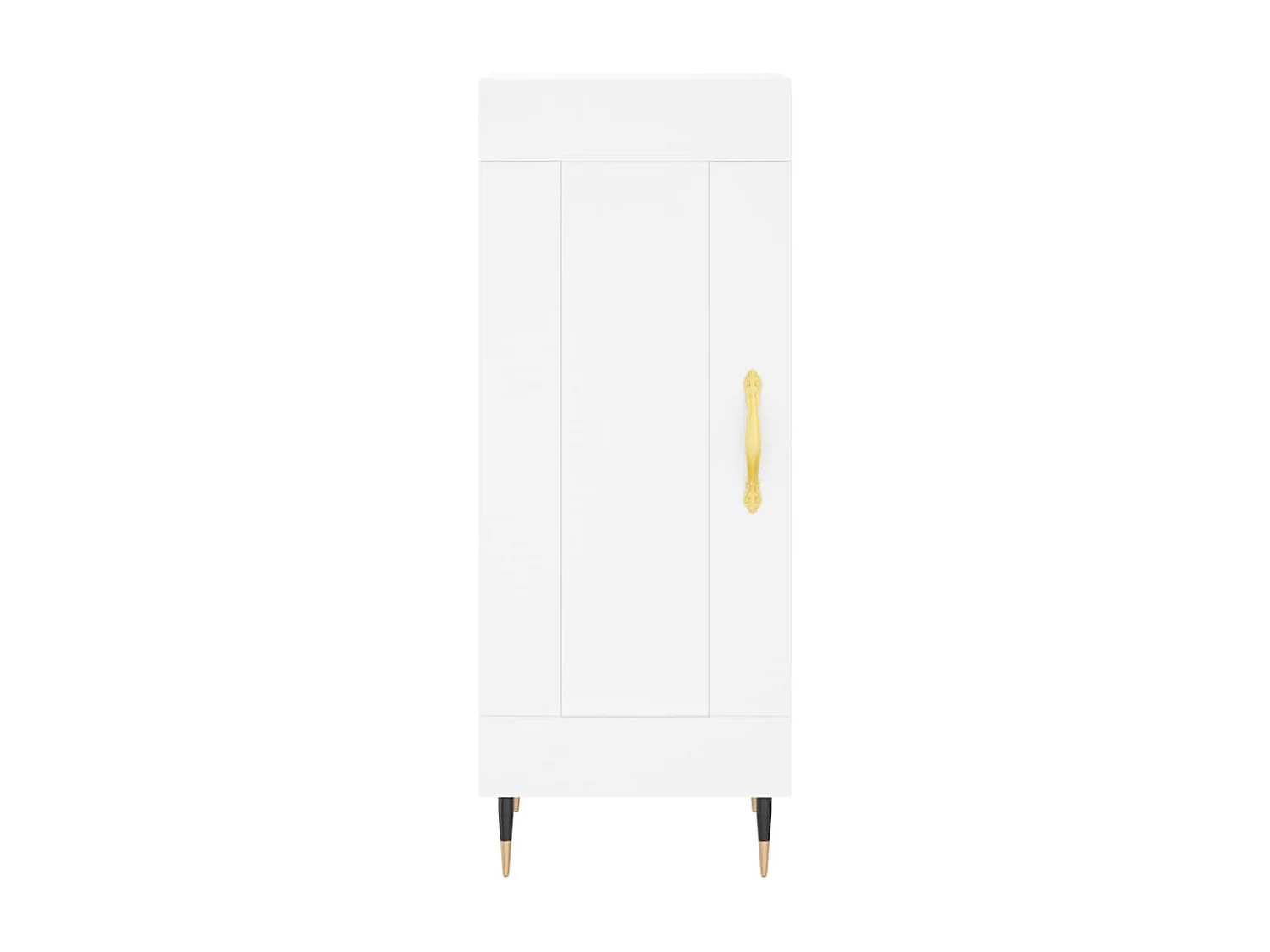 Buffet | Bahut | Meuble de rangement blanc 34,5x34x90 cm bois d'ingénierie