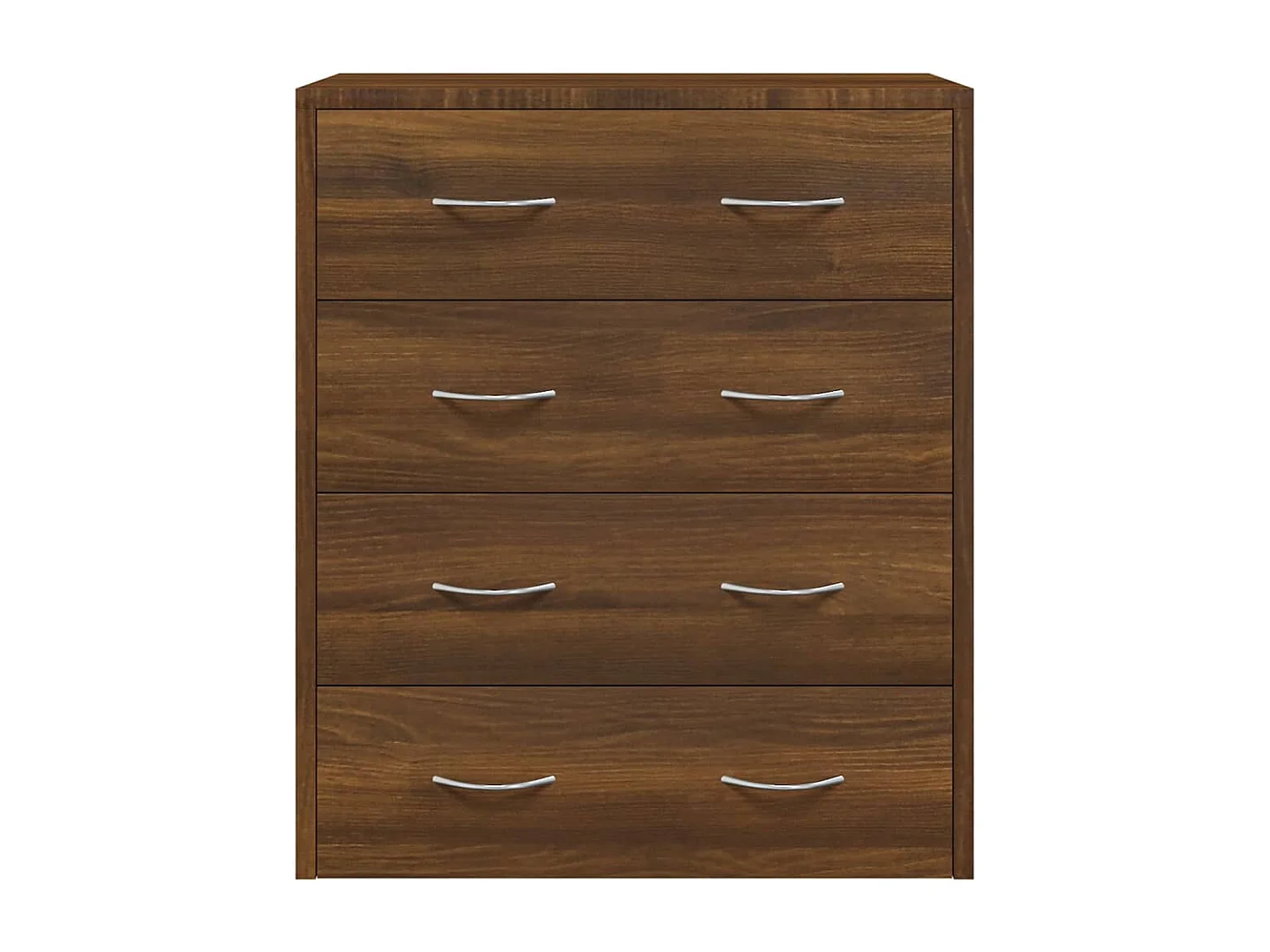 Buffet | Commode à tiroir | Meuble de rangement avec 4 tiroirs 60x30,5x71 cm Chêne marron