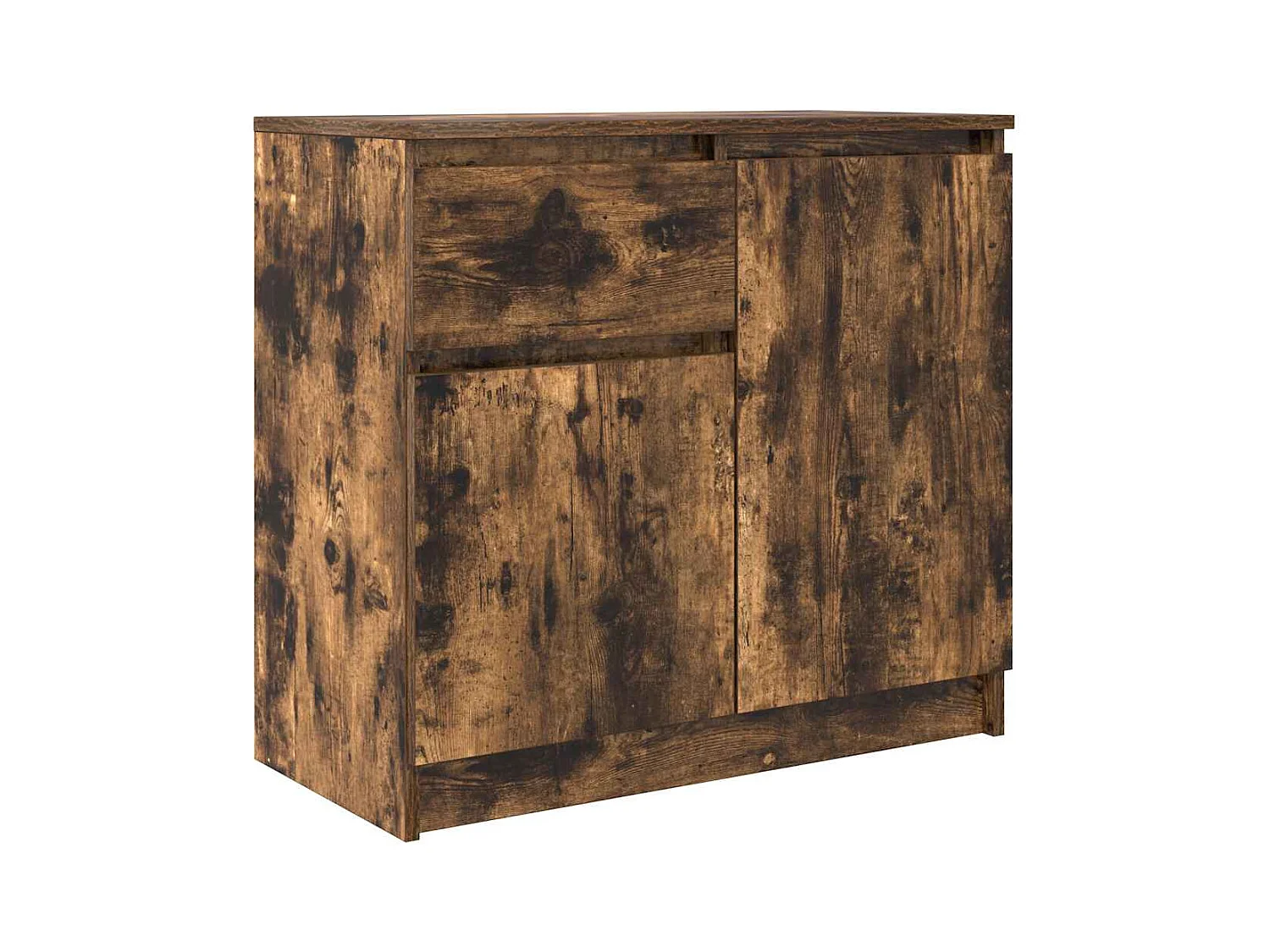 Credenza | Buffet | Armadio con Cassetto Rovere Fumo 71x35x65 cm in Truciolato