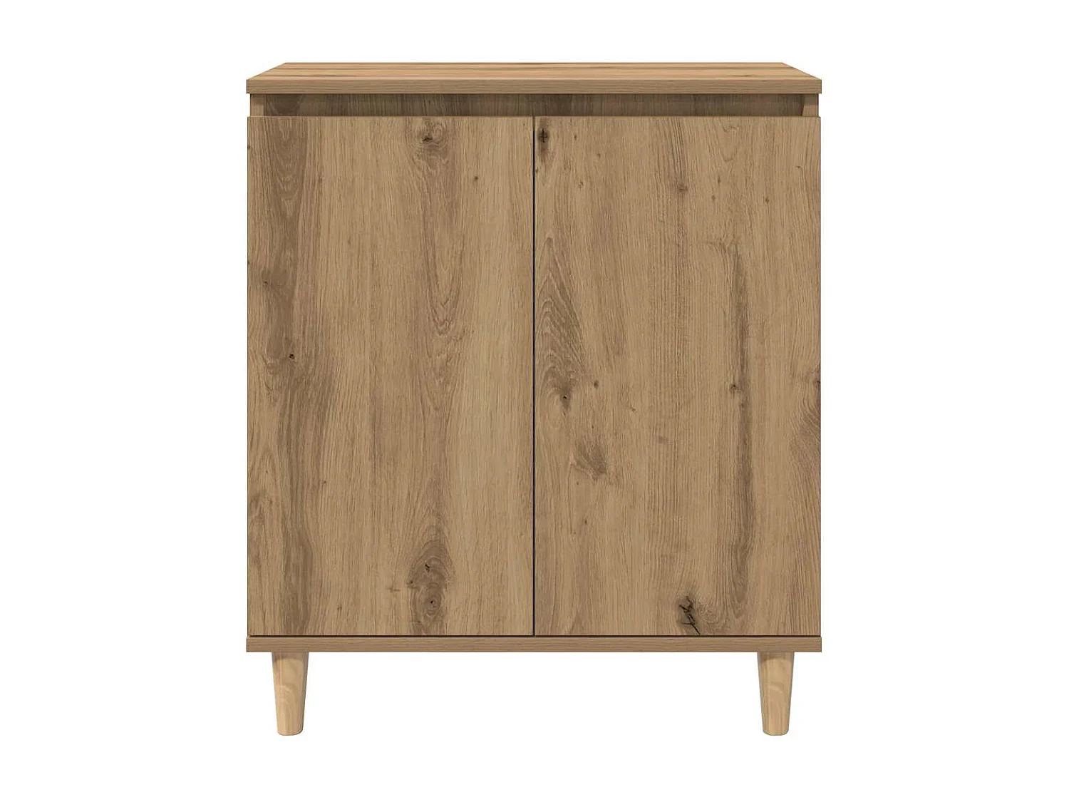 Buffet | Bahut | Meuble de rangement chêne artisanal 60x35x70 cm bois d'ingénierie
