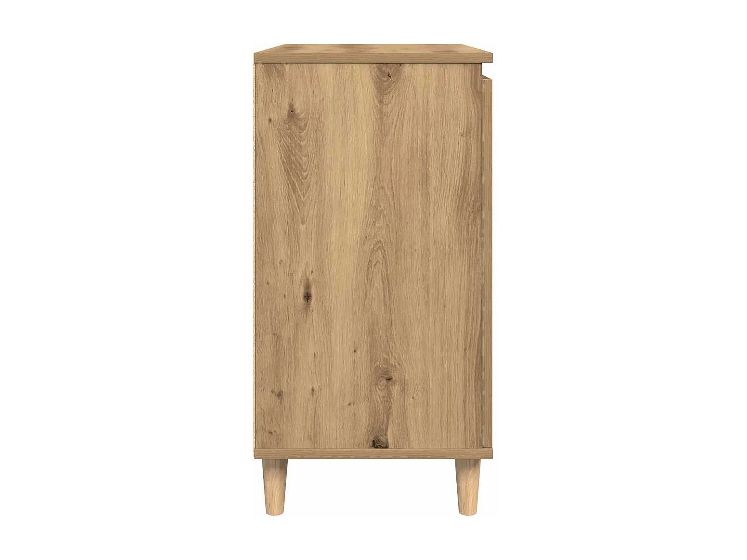 Buffet | Bahut | Meuble de rangement chêne artisanal 60x35x70 cm bois d'ingénierie