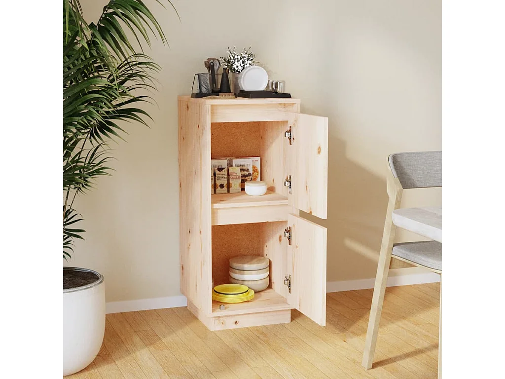 Buffet | Bahut | Meuble de rangement 31,5x34x75 cm Bois massif de pin