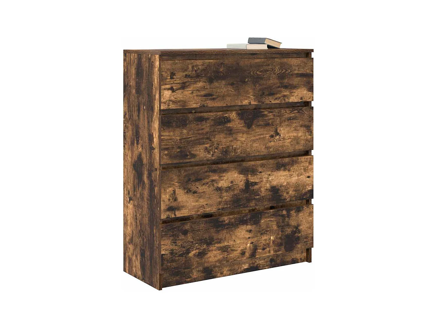 Buffet | Bahut | Meuble de rangement chêne fumé 80x35x99 cm bois d'ingénierie