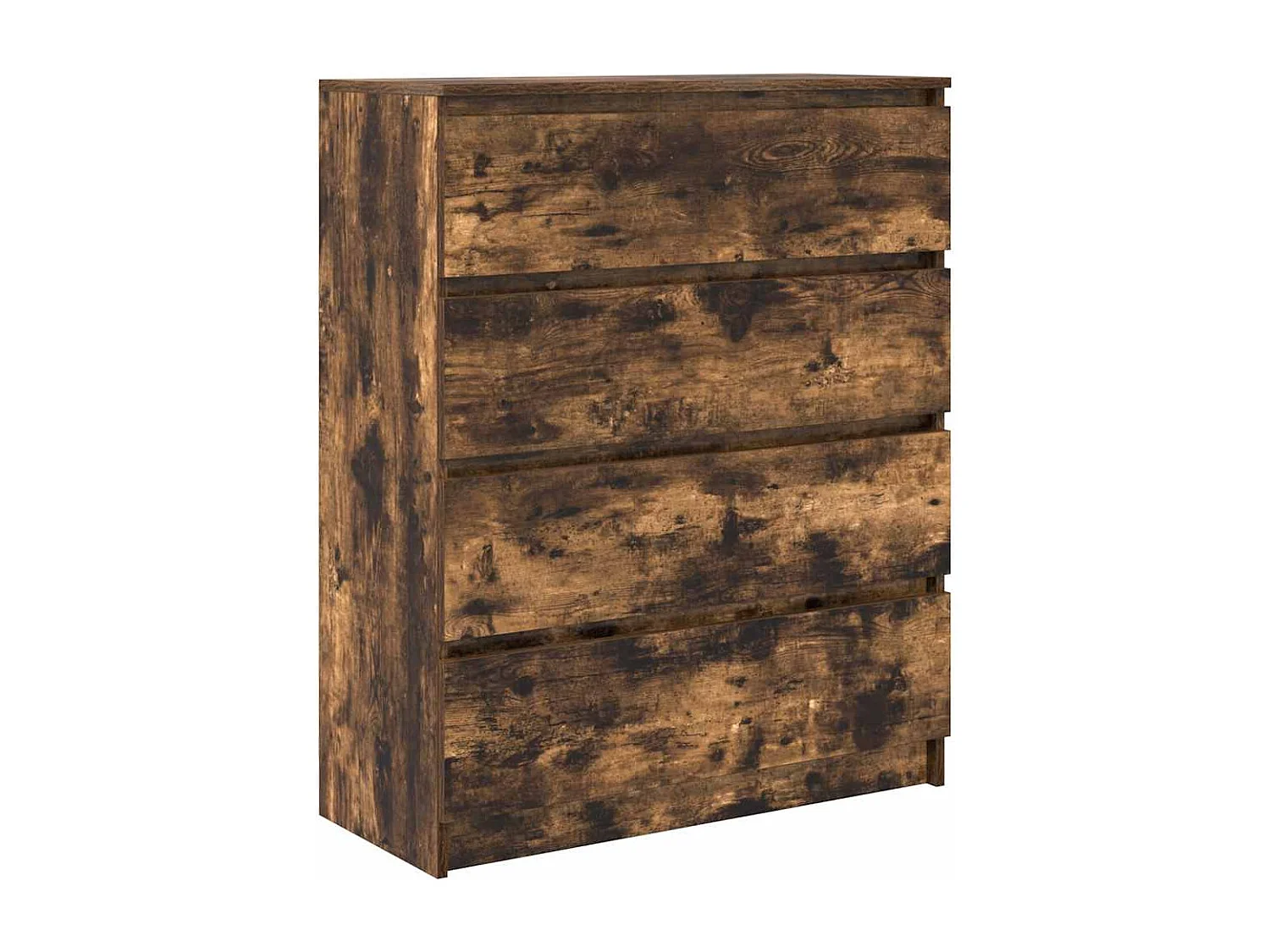 Buffet | Bahut | Meuble de rangement chêne fumé 80x35x99 cm bois d'ingénierie