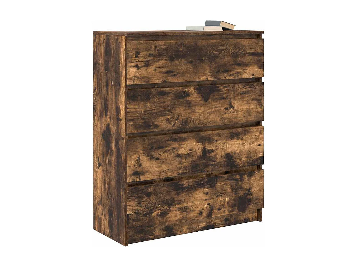 Buffet | Bahut | Meuble de rangement chêne fumé 80x35x99 cm bois d'ingénierie