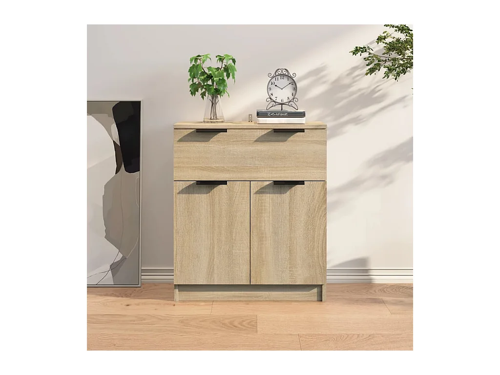 Buffet | Bahut | Meuble de rangement Chêne sonoma 60x30x70 cm Bois d'ingénierie