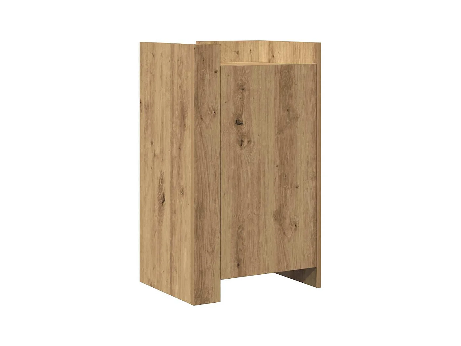 Buffet | Bahut | Meuble de rangement en chêne 45x35x75 cm Bois d'ingénierie