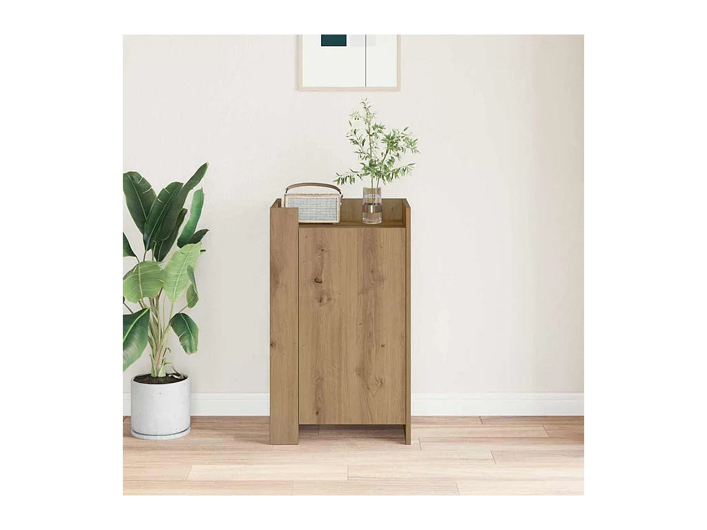 Buffet | Bahut | Meuble de rangement en chêne 45x35x75 cm Bois d'ingénierie