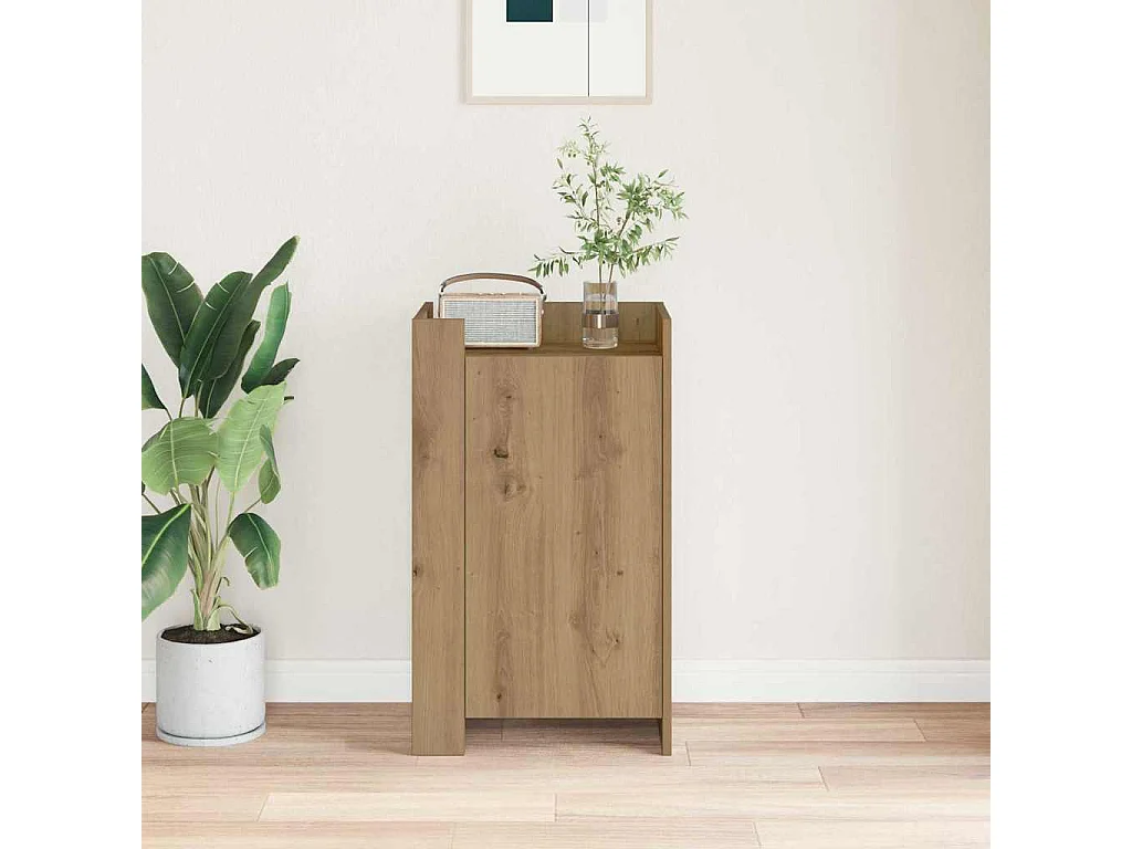 Buffet | Bahut | Meuble de rangement en chêne 45x35x75 cm Bois d'ingénierie