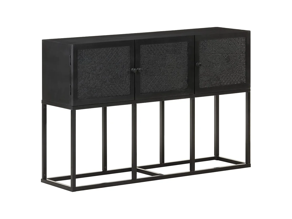 Credenza | Buffet | Armadio 115x30x76 cm in Legno Massello di Mango