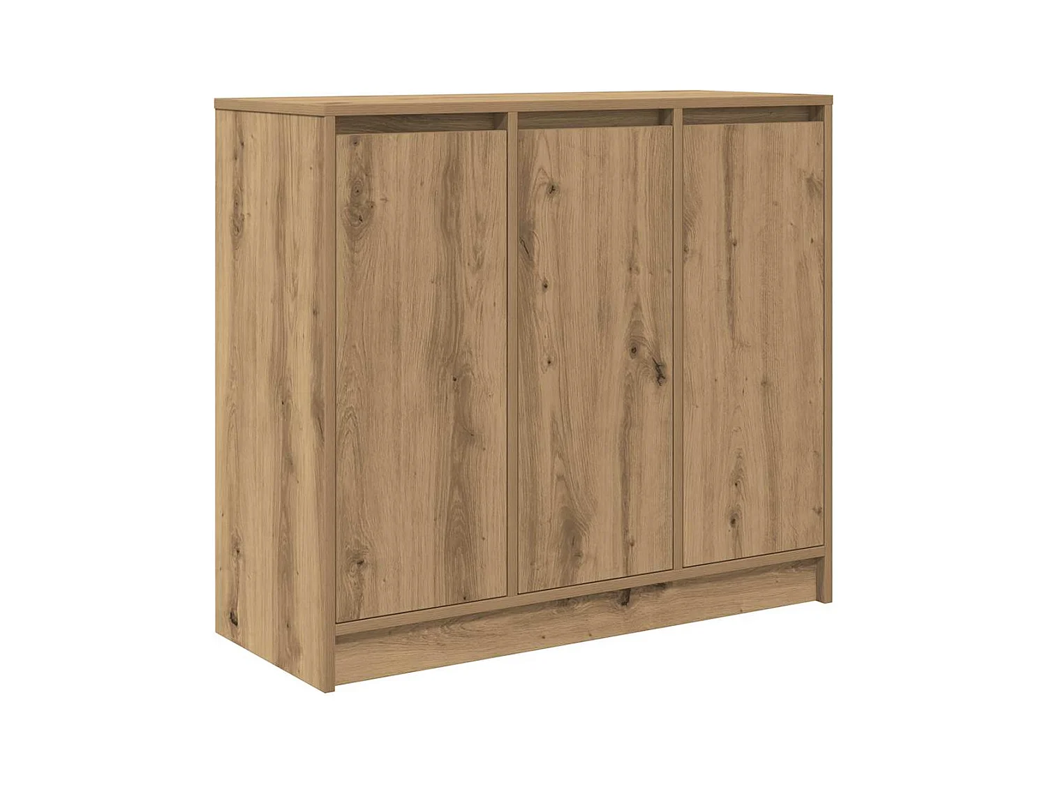 Credenza | Buffet | Armadio Rovere Artigianale 85x34x76 cm in Legno Multistrato