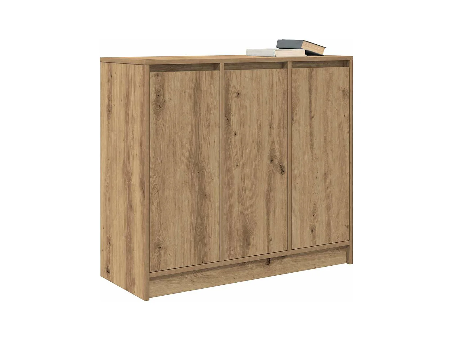 Credenza | Buffet | Armadio Rovere Artigianale 85x34x76 cm in Legno Multistrato