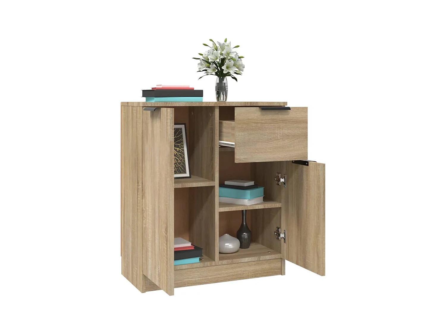 Credenza | Buffet | Armadio Rovere Sonoma 60x30x70 cm in Legno Multistrato