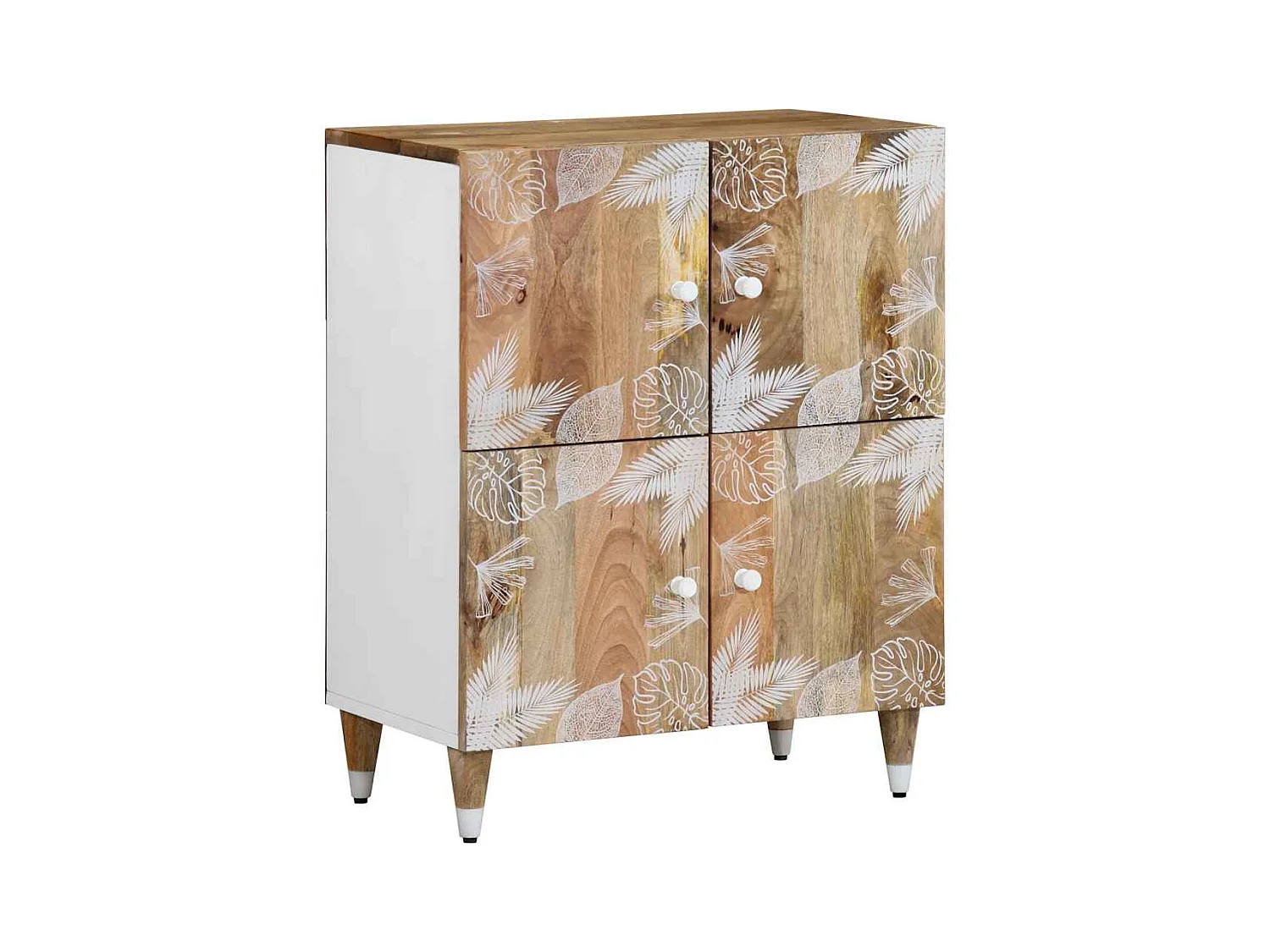 Buffet | Bahut | Meuble de rangement 60x33,5x75 cm bois de manguier massif