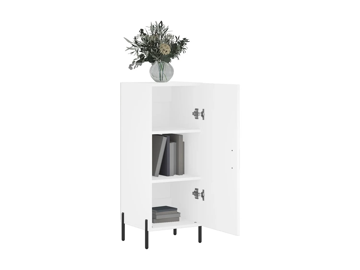 Buffet | Bahut | Meuble de rangement blanc 34,5x34x90 cm bois d'ingénierie