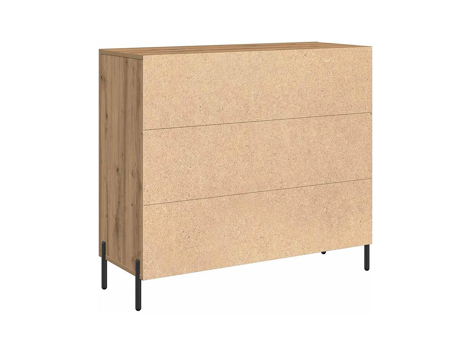 Buffet | Bahut | Meuble de rangement Artisan Chêne 90x34x80 cm en bois d'ingénierie