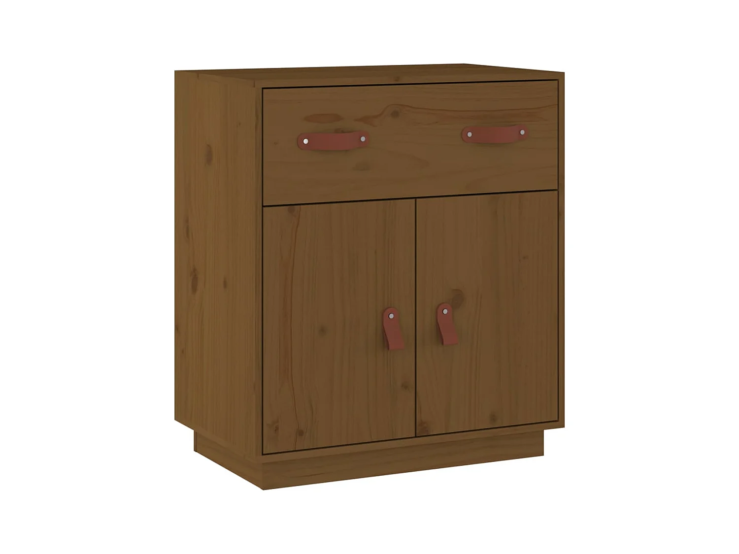 Buffet | Bahut | Meuble de rangement Marron miel 65,5x40x75 cm Bois massif de pin