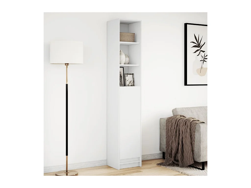 Buffet | Bahut | Meuble de rangement avec LED blanc 36x32,5x200 cm bois d'ingénierie