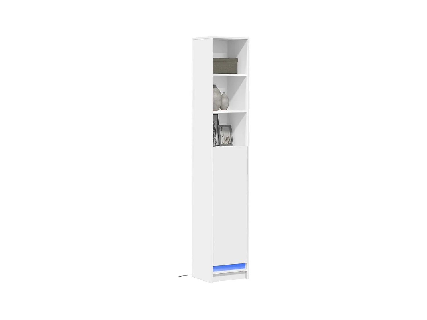 Buffet | Bahut | Meuble de rangement avec LED blanc 36x32,5x200 cm bois d'ingénierie