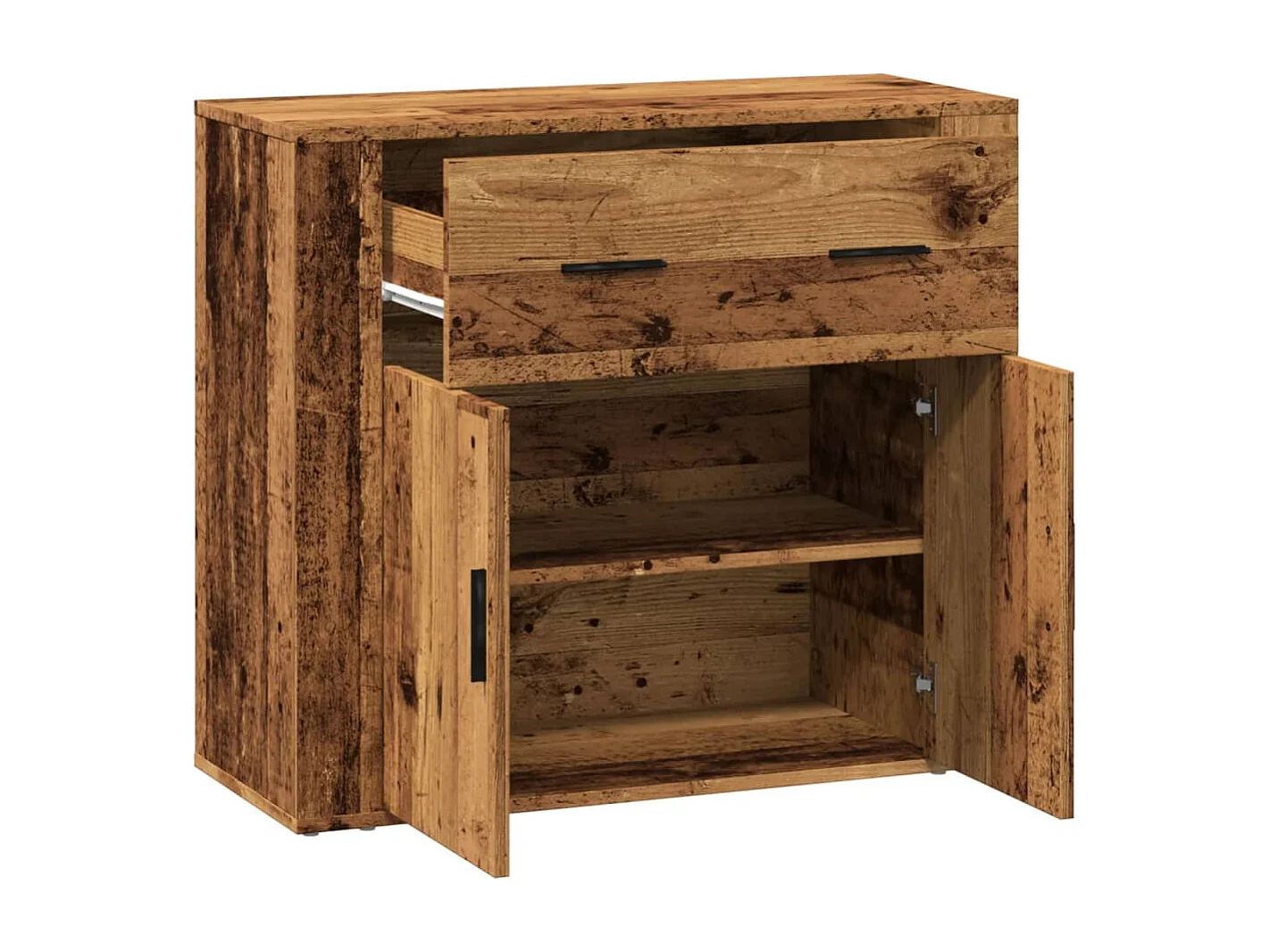 Buffet | Bahut | Meuble de rangement vieux bois 80x33x70 cm bois d'ingénierie