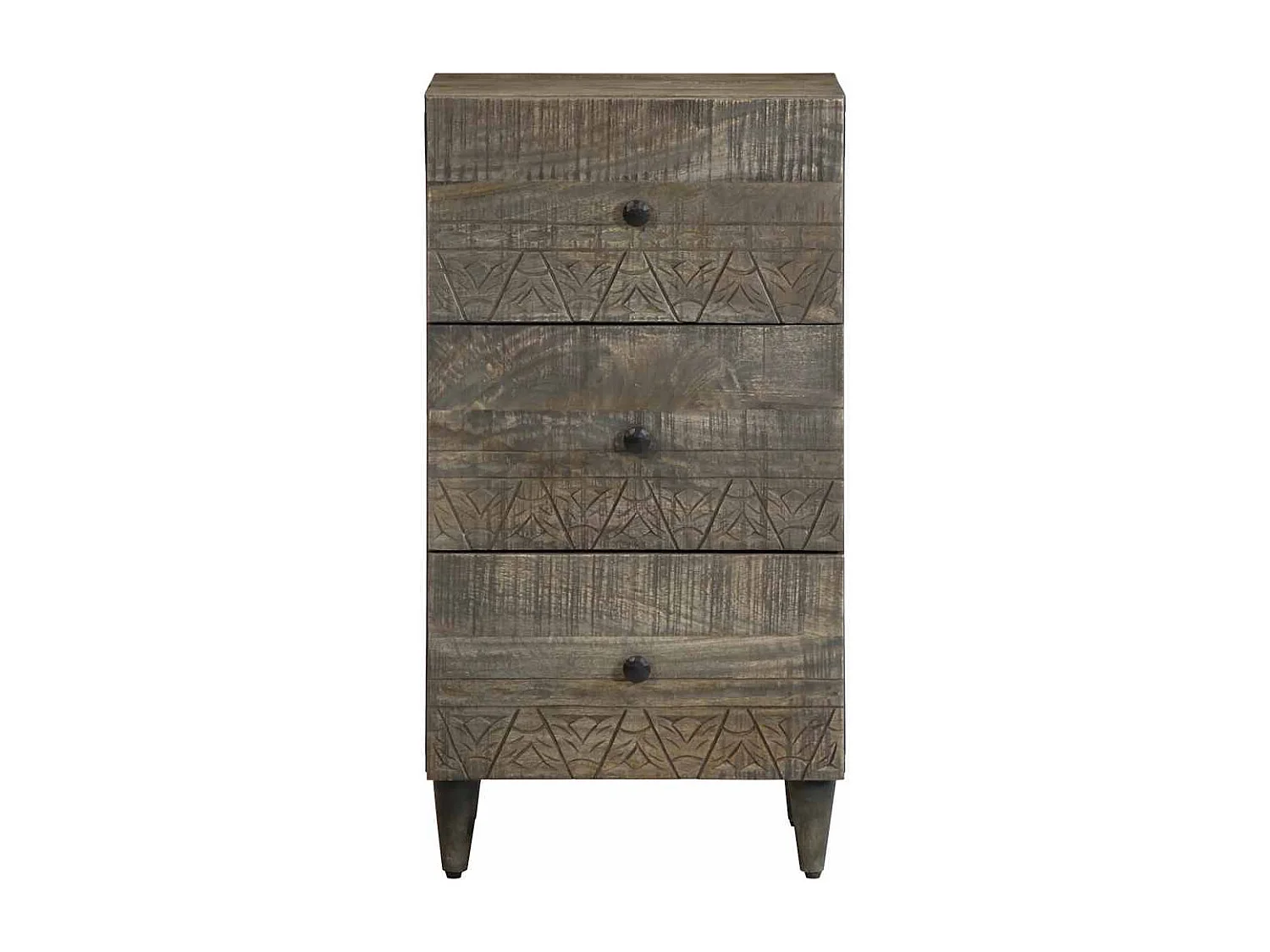 Buffet | Commode à tiroir | Meuble de rangement 40x33x75 cm bois massif de manguier