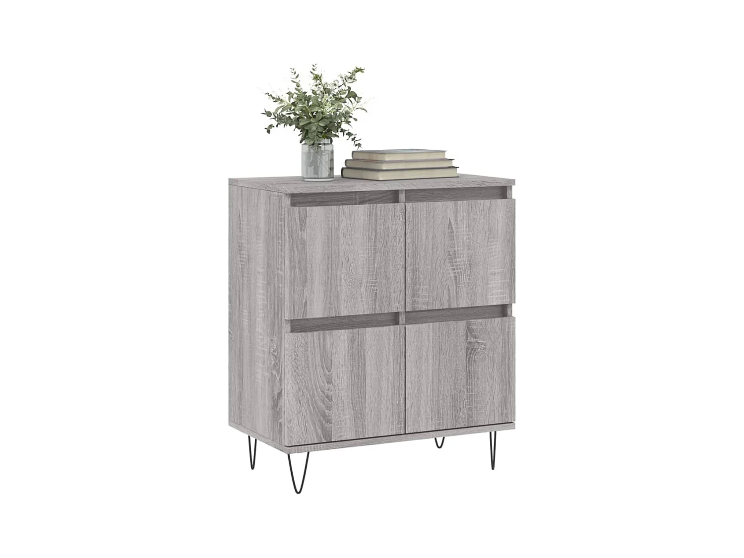 Credenza | Buffet | Armadio Grigio Sonoma 60x35x70 cm in Legno Multistrato