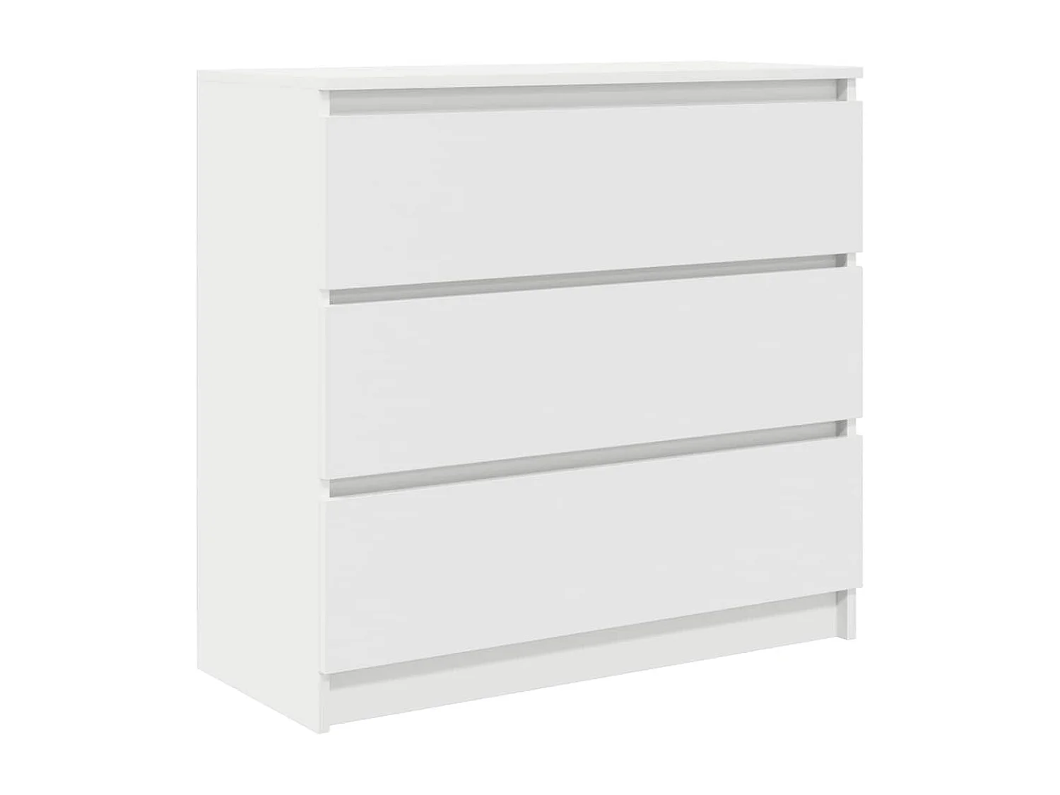 Buffet | Commode à tiroir | Meuble de rangement blanc 80x35x76 cm bois d’ingénierie