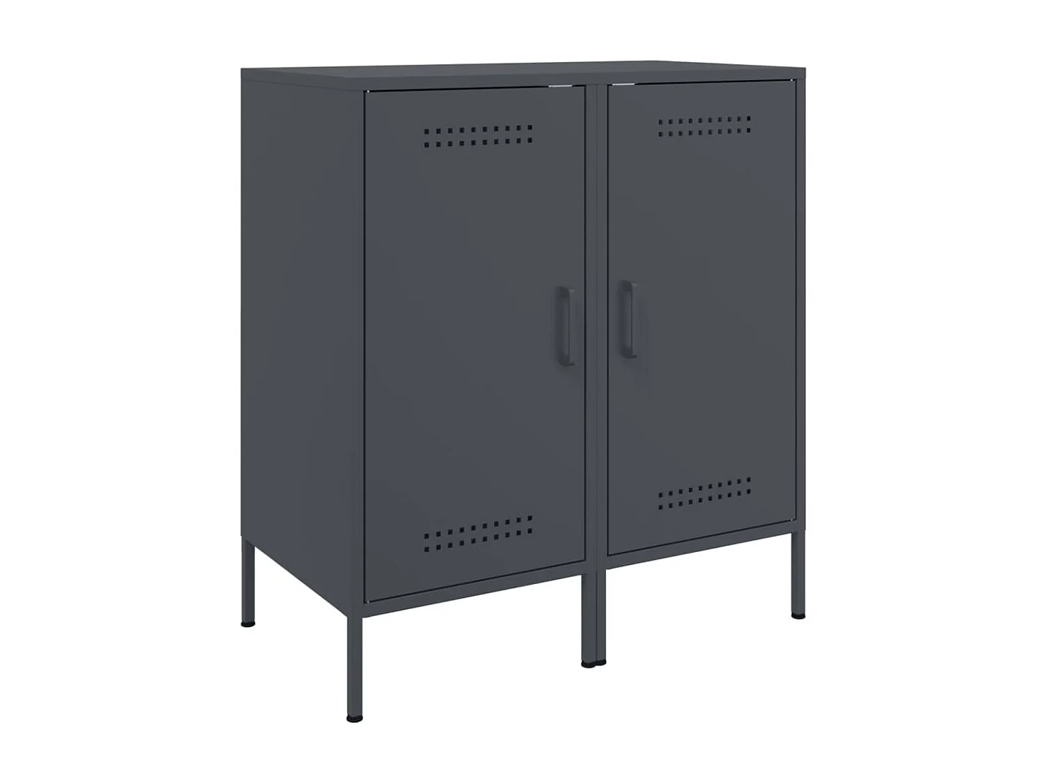 Buffets | Bahuts | Meuble de rangement 2 pcs anthracite 36x39x79 cm acier