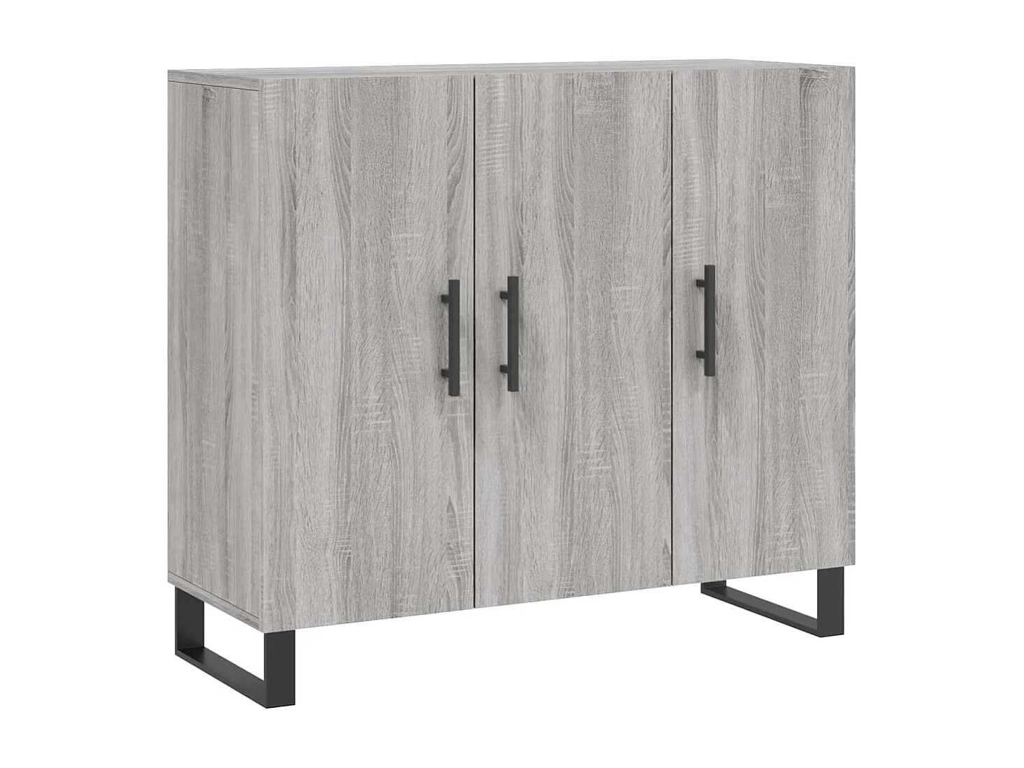 Buffet | Bahut | Meuble de rangement sonoma gris 90x34x80 cm bois d'ingénierie