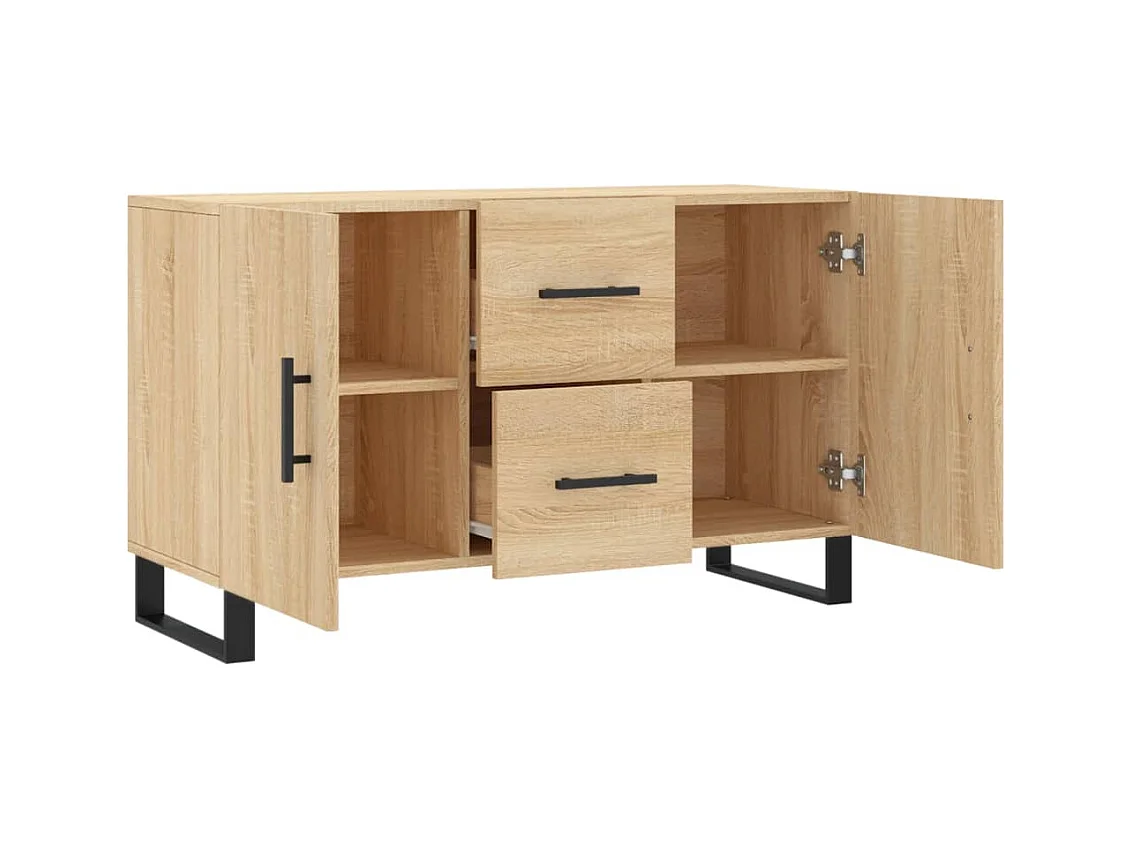 Buffet | Bahut | Meuble de rangement chêne sonoma 100x36x60 cm bois d'ingénierie