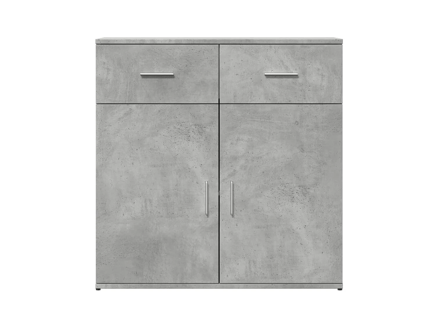 Credenza | Buffet | Armadio Grigio Cemento 79x38x80 cm in Legno Multistrato