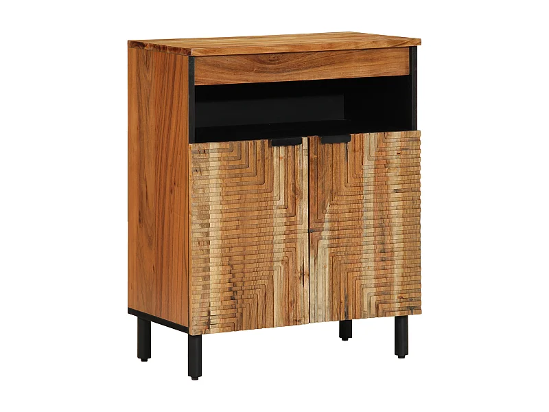 Sideboard | Credenza | Armadio 60x33x75 cm in legno massello di acacia