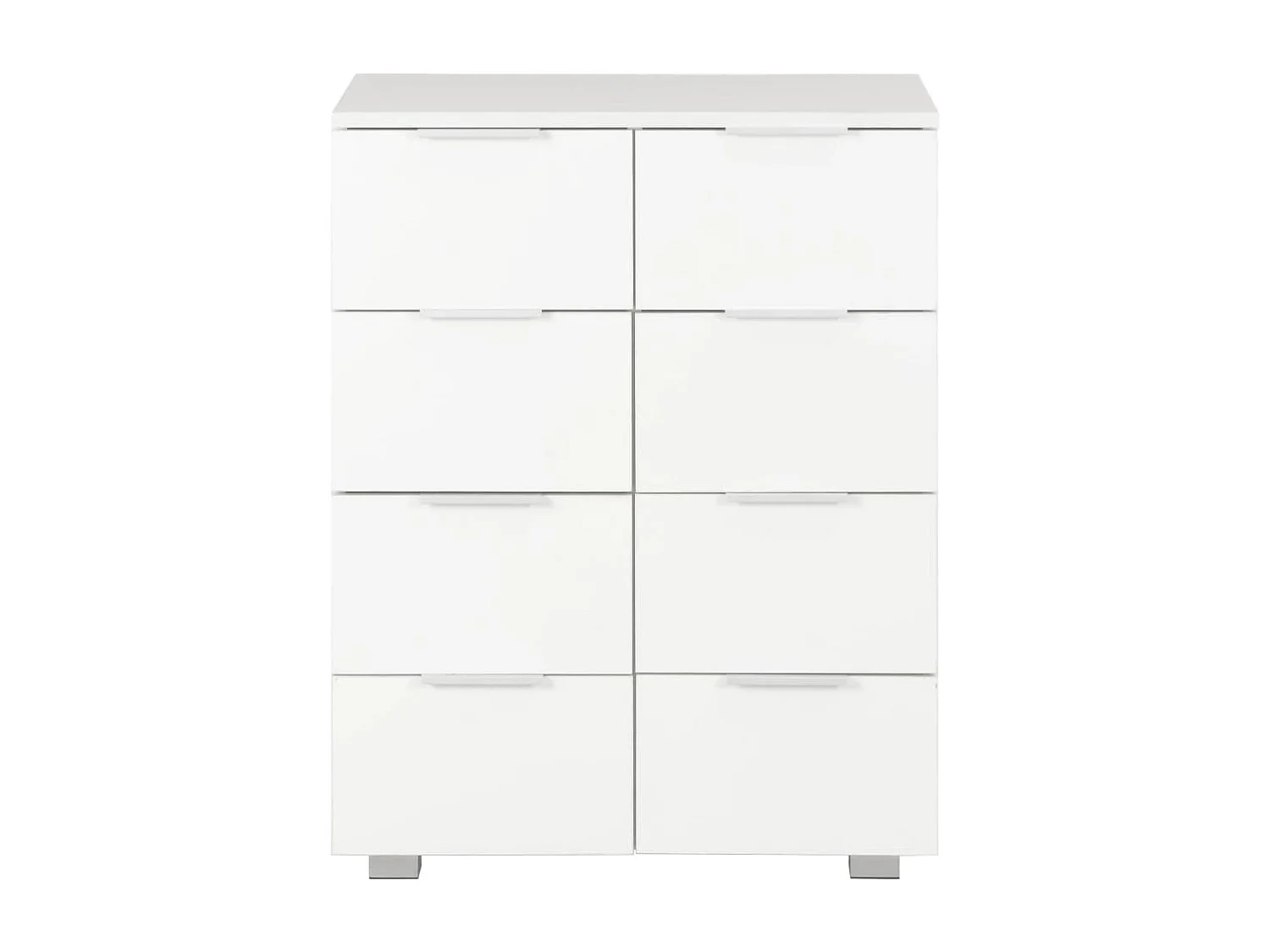 Buffet | Commode à tiroir | Meuble de rangement Blanc brillant 60x35x80 cm Bois d'ingénierie