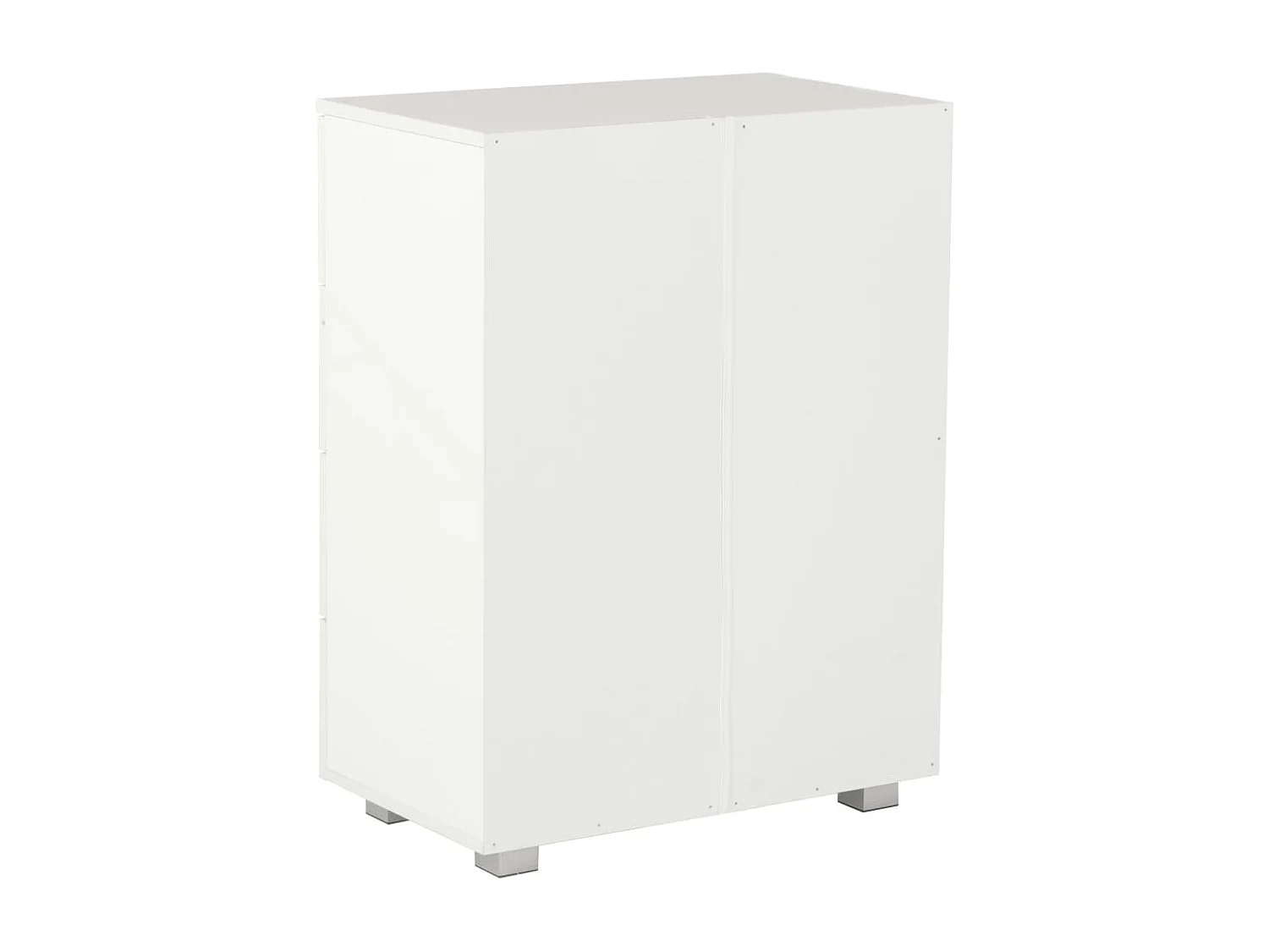 Buffet | Commode à tiroir | Meuble de rangement Blanc brillant 60x35x80 cm Bois d'ingénierie